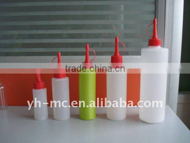 120ml HDPE acutilingual cap bottle for chemical use