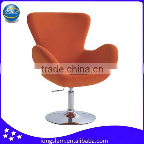 Modern fabric seat swivel bar stools /fabric upholstered bar stools