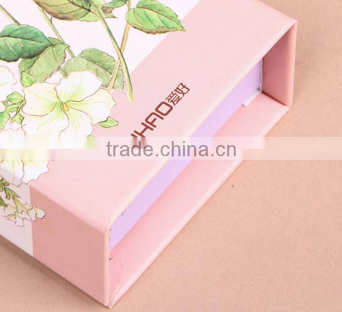 wholesale foldable flower paper gift box & flower print gift box, foldable flower paper gift box