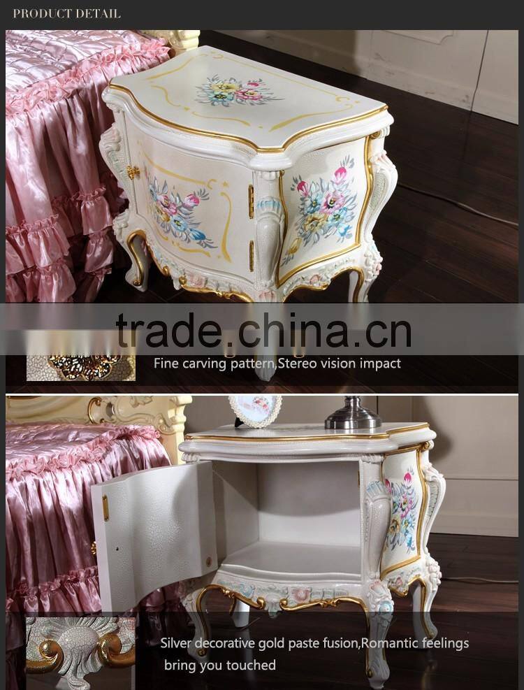 luxury french style bedroom furniture bedstand