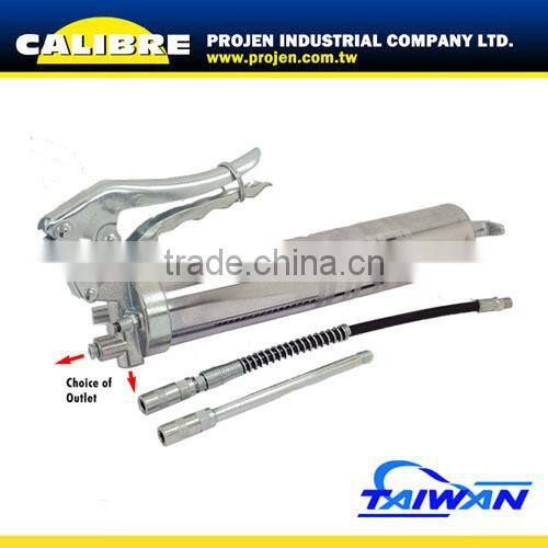 CALIBRE two-direction-outlet designed Heavy Duty piston Grease Gun