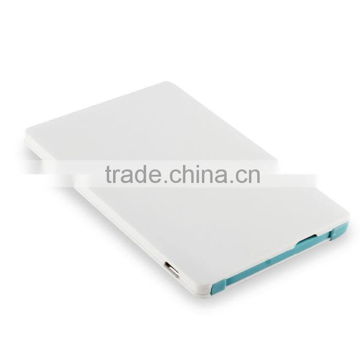 Credit card power bank slim power bank 1800mah