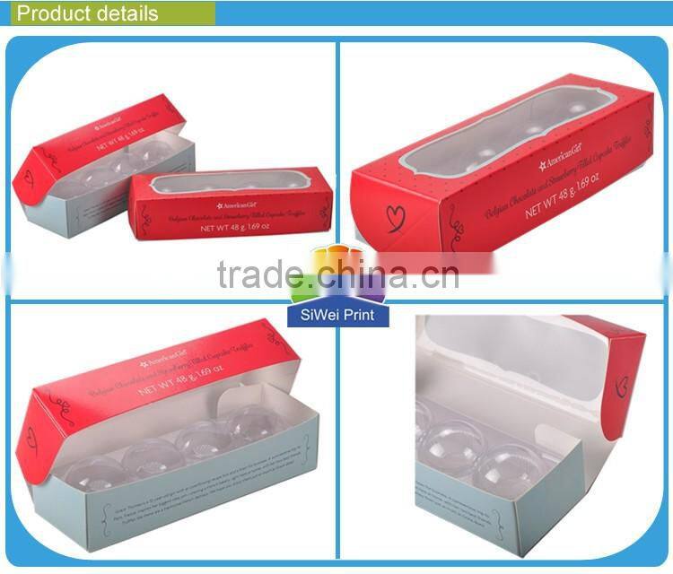 take away food packing paper custom mini or giant cupcake box wholesale, chocolate box, boxes for cupcake