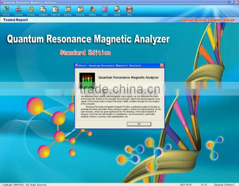GIII 2013 Quantum Magnetic Resonance Body Analyzer English Spanish French Chinese 38 reports