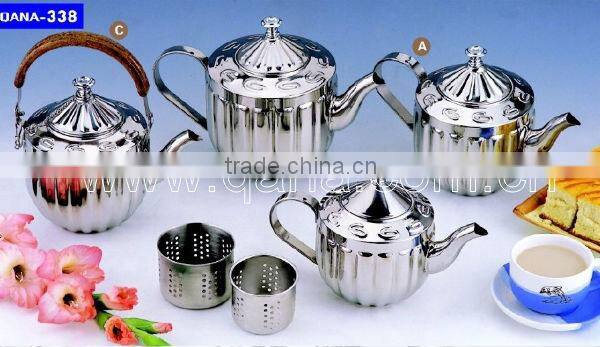 Chinese Tea Pot18/32/48 OZ/ promotion stainless steel tea pot