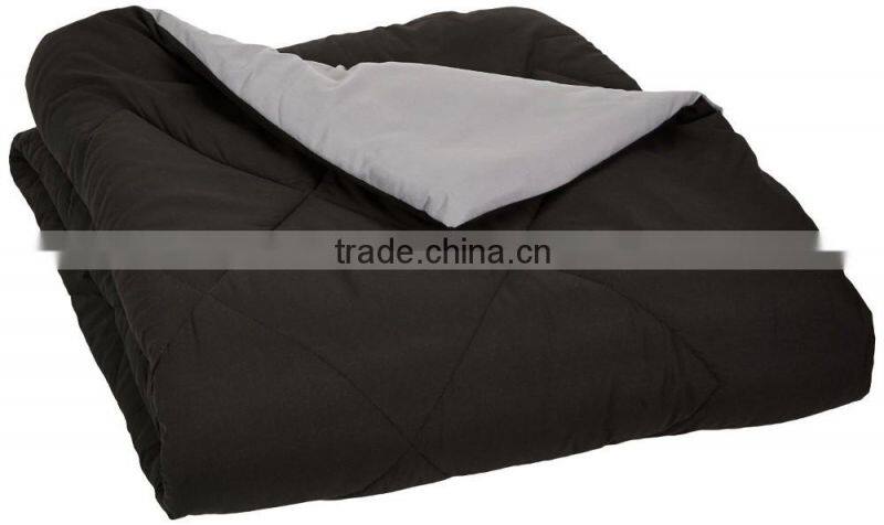 Basics Reversible Microfiber Comforter-red, full/ queen