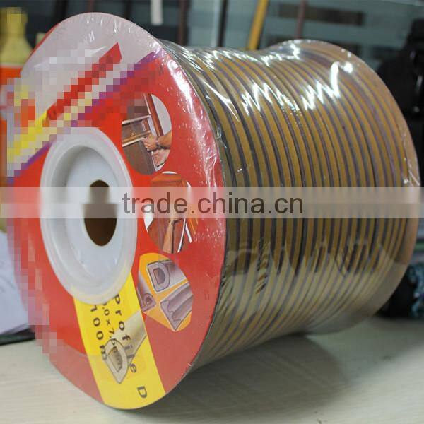 Self-adhesive EPDM Doors and Windows Draught Excluder Foam Seal Strip Soundproofing Collision Avoidance Rubber Weatherstrip