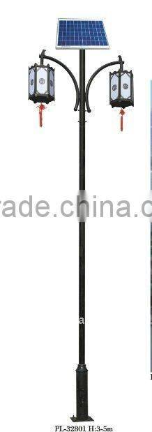 PMMA lampshade LED solar garden light or PC material lampshade