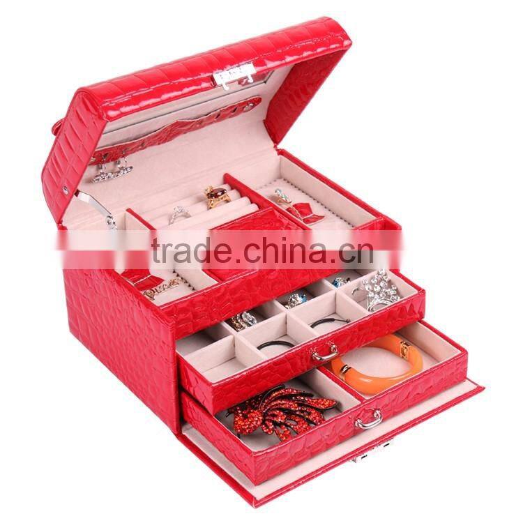 Hot selling jewelry box muilticolor jewelry box classified jewelry box