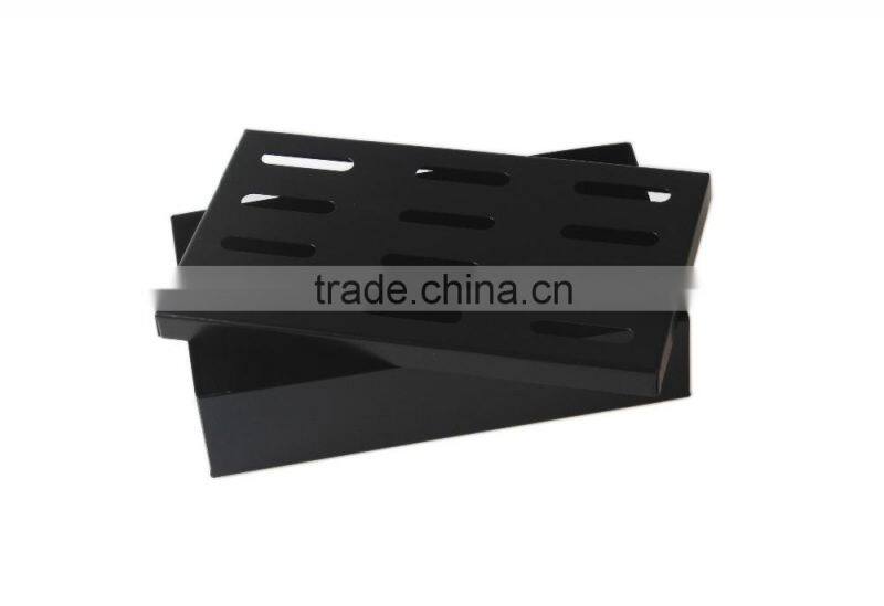 Powder Spraying Black Colour wood chip Smoker Box