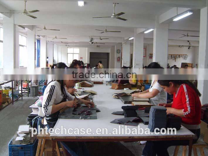 Best selling heat setting litchi skin flip leather case for iphone6 phone accessory