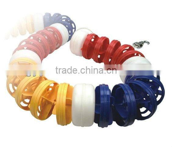 Multi Shape swimming lane line swimming pool lane line Swimming pool float lines