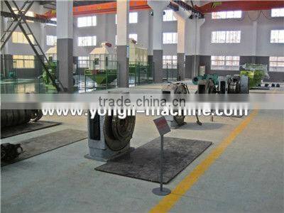 High capacity rotary drum dryer for wet material