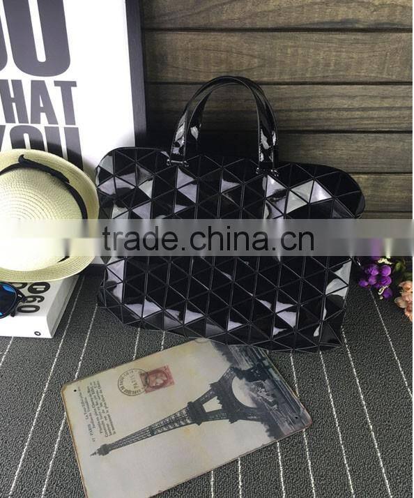 2016 Online Shopping Japan Style Diamond PU Fashion Lady Tote Bag Handbag Wholesale