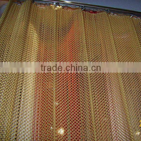 HIHG TECH metal curtain mesh/aluminum alloy chain link curtain