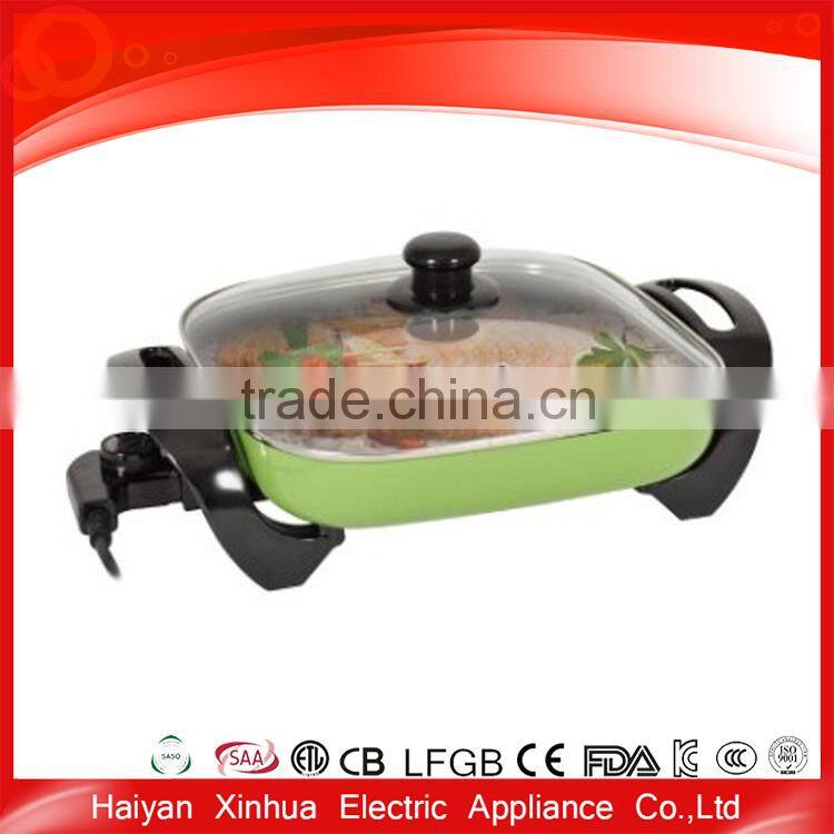China manufacture pretty colored useful ceramic square pans