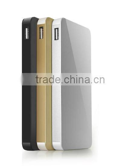 2016 Hot selling portable power bank 6500mAh with real capacity for smart phone
