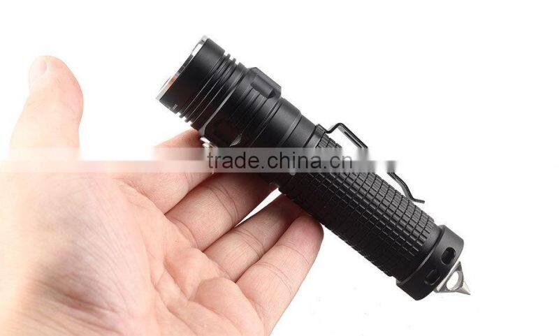 High Power self-defense flashlight police flashlight torch 1101 Multi-function torch