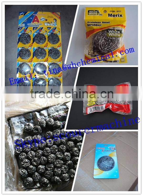 Stainless steel cleaning scourer for household cleaning