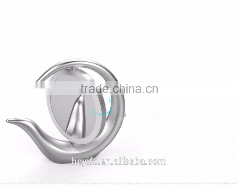 Hot Selling Double Sides ABS 360 Degree Rotating LED Light Magnifying Makeup Mirror