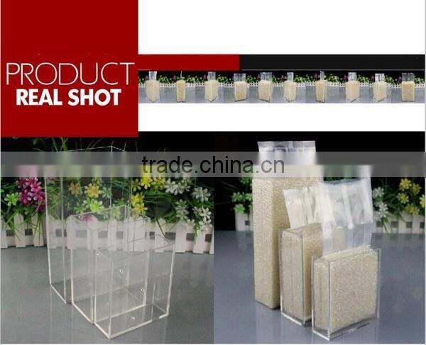 5 kg rice bag ,18*6*40 cm ,resealable storage vacuum cleaner bag,sample for free