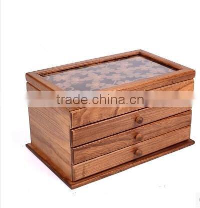 reclaimed classice antique wood jewellery box