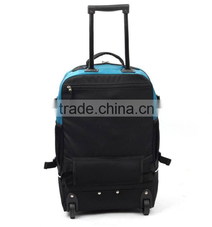Polyester polo trolley travel bag for sale