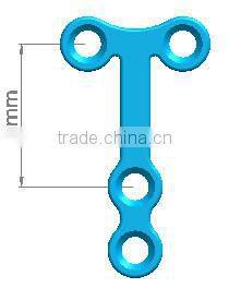 1.5mm Surgical Implants, T-shaped Mini Plate, Micro Implants