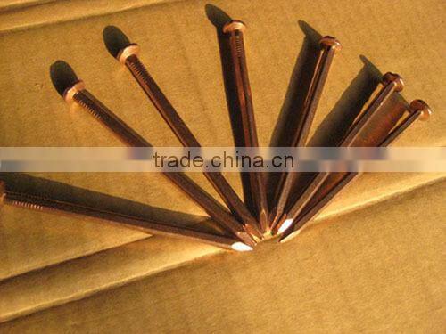 Copper square boat nails