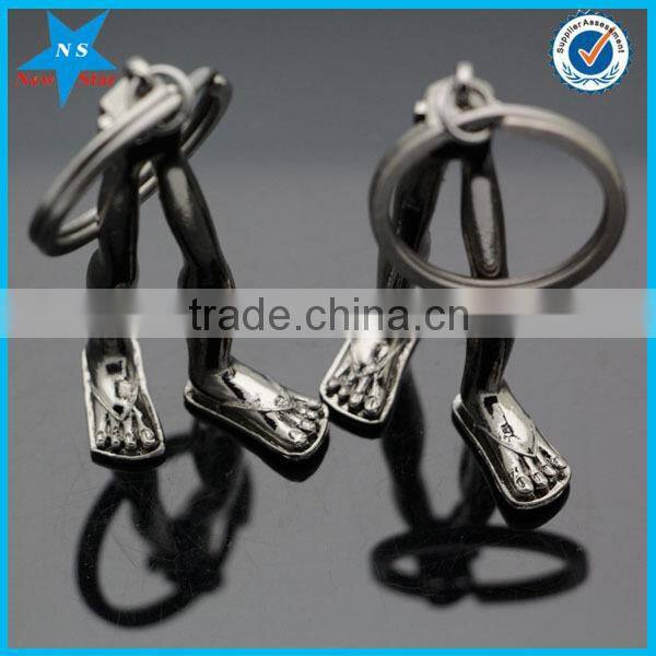 Silver Color Keychain Material with Split Ring