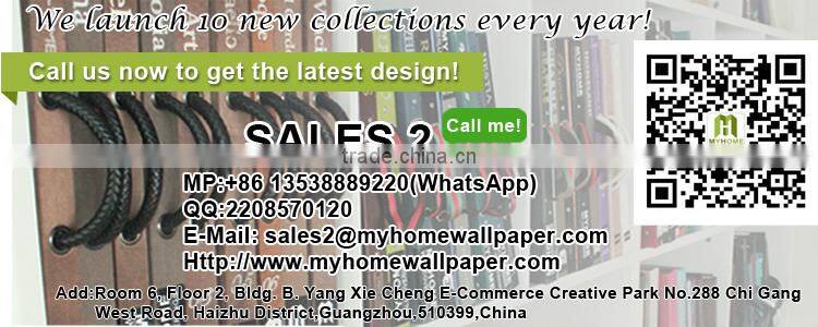 Modern style royal waterproof wallpaper for house