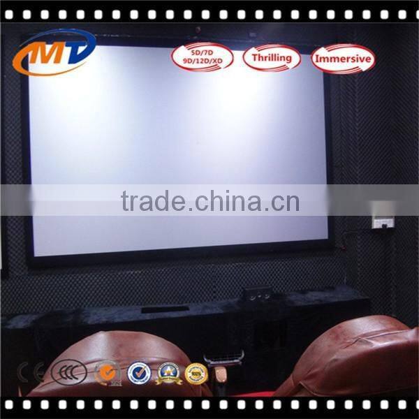 fantastic 5D cinema including the outside cabin/box/amazing high technology blue 5d cinema