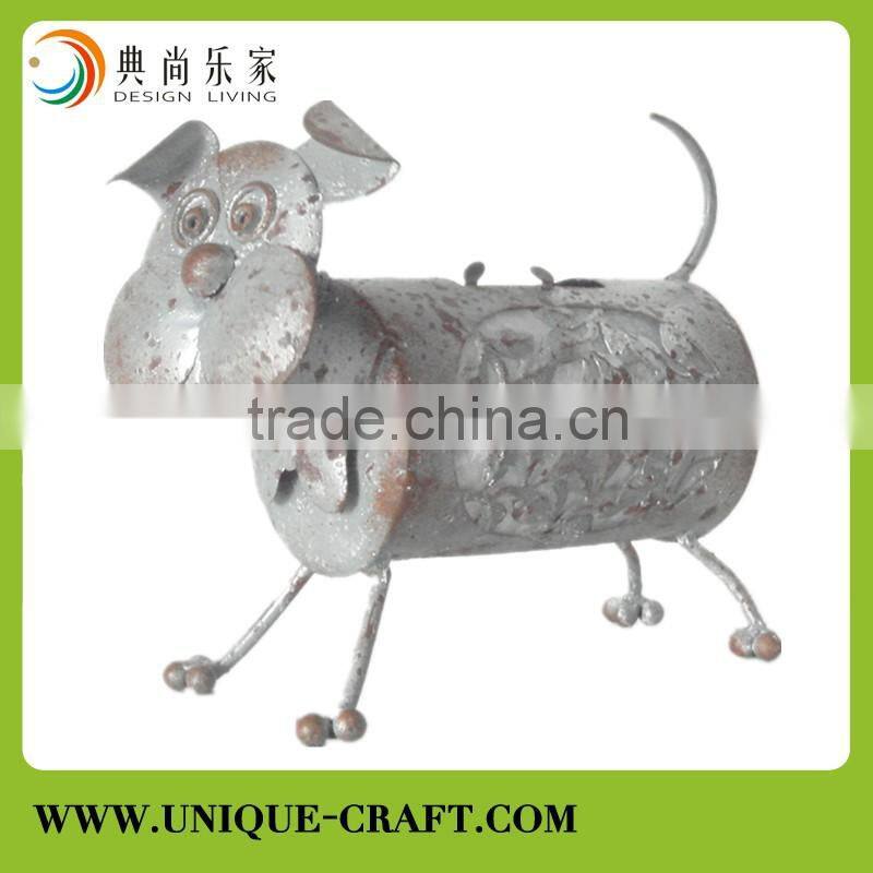 Lovely metal animal crafts and arts handmake home decorations