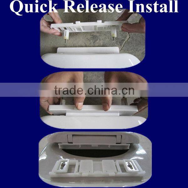 007 Toilet Seat Cover Hydraulic Damper Soft Closing PP Plastic