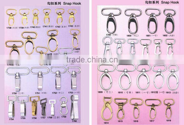 folding bag snap hook handbag belt circle ring hook