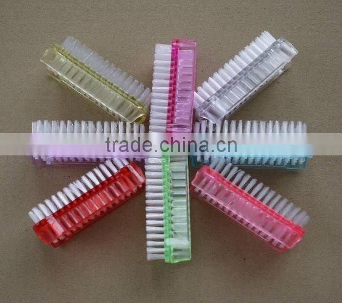 plastic nail cleaning brush set