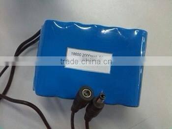 rechargeable medical devices battery/11.1V10Ah/18650 2000mah-3S5P li-ion battery