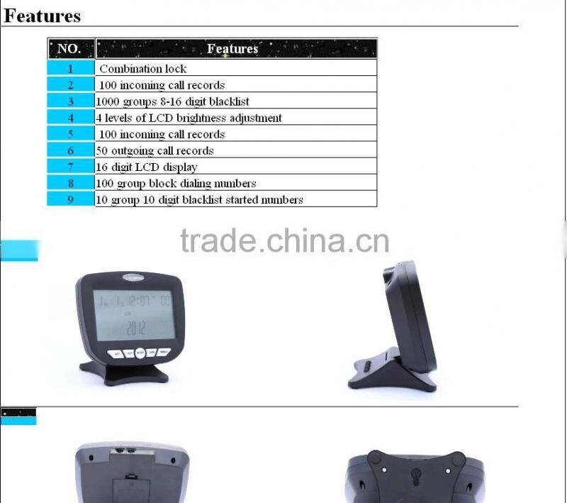 black list blocking calls OEM/ODM available call blocker