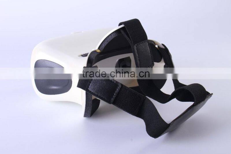 factory wholesale price the newest version 3D VR headset Virtual reality glasses , VR case ,VR BOX with touch key button
