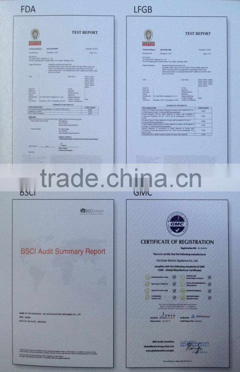 Best quality kitchen tools in China manufacturer oem plastic serving bowls