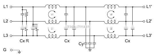High Performance Three Phase Double Stage RC Filter