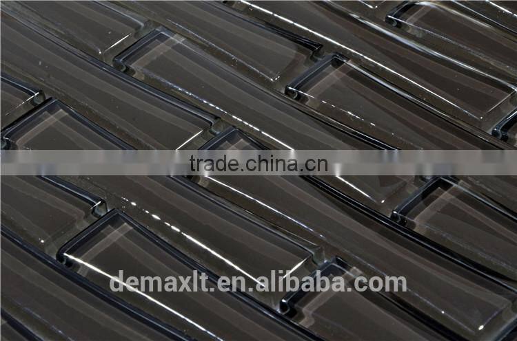 Dezhou demax balck bamboo Interior Design Professional Glass Mosaic