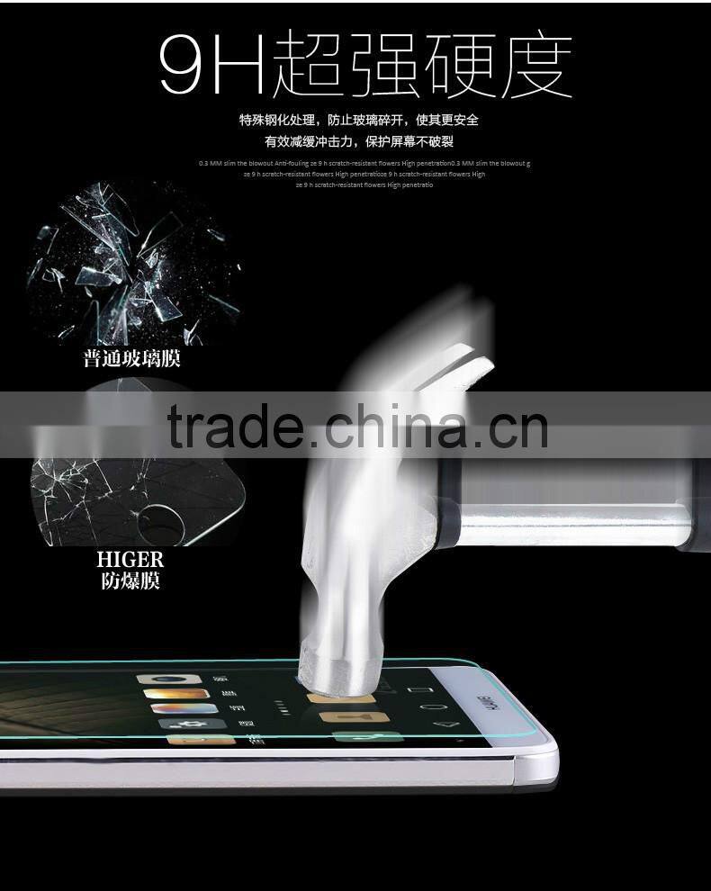 High quality tempered glass screen protector for HuaWei MATE7,9H,2.5D, tempered glass screen protector