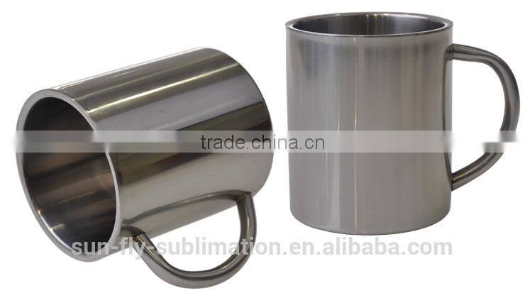 300ml Stainless Mug / Mug for coffee/ Unbroken Mug/ Stainless mug for promotion