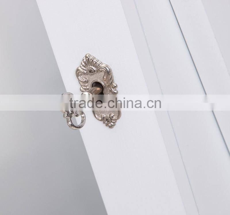 Fashion jewelry wholesale wooden cabinet free standing mdf with mirror