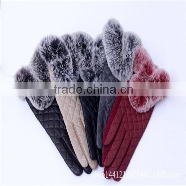 PU Leather Hand Gloves For Touchscreen IN Low Price