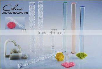 Acrylic rolling pin, crystal rolling pin, textured