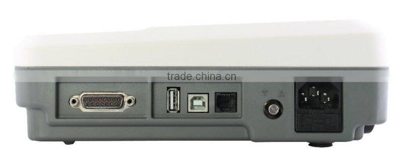 3-channel Electrocardiograph ECG Machine EKG Machine with Analysis Software Transfer Data to PC S-8032