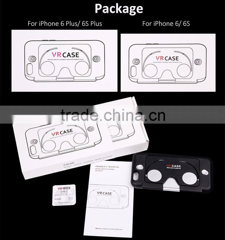 2016 Trending 2 in 1 Folding VR Case VR 3D Glasses for xnxx movies