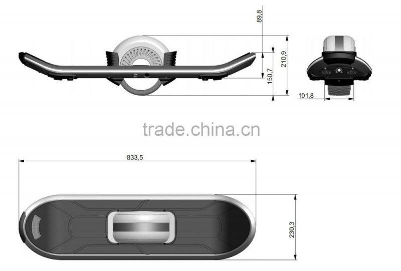 China manufacturer 6.5 inch one wheel electric scooter